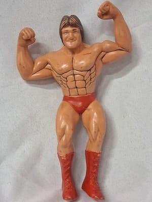 VTG WWF TITAN SPORTS RUBBER FIGURE 1985 PAUL "MR WONDERFUL" ORNDORFF 8" As Is