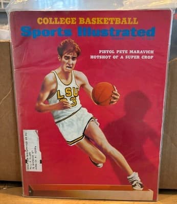 Pete Maravich LSU Tigers December 1 1969 Sports Illustrated Magazine