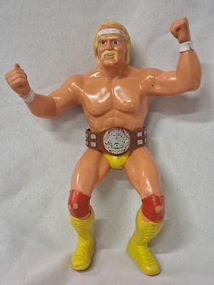 HULK HOGAN 8" Wrestling Superstars WWF 1984 Titan Sports LJN Figure w/ Belt