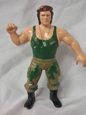 CORPORAL KIRCHNER WWF WWE SUPERSTARS VINTAGE 1986 LJN 8" WRESTLING FIGURE