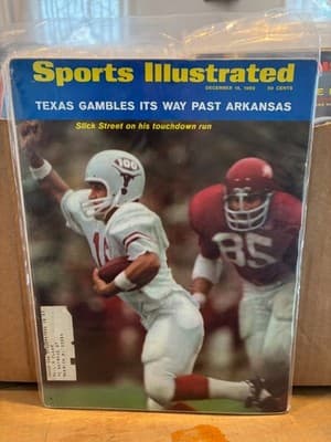 Sports Illustrated Slick Street Texas Longhorns December 15 1969