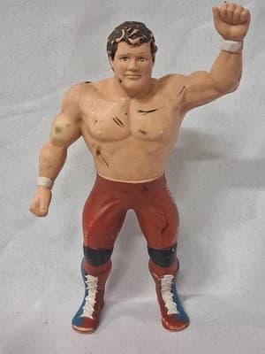 1986 LJN Titan Sports WWF Davey Boy Smith 8" Wrestling Figure British Bulldogs