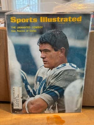 X5 1967 DAN REEVES COWBOYS Sports Illustrated Nov 6 Exc