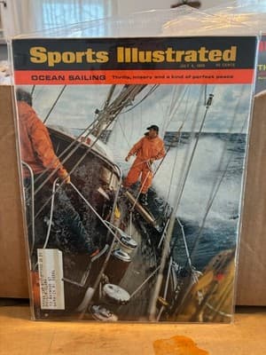 1966 July 4, Sports Illustrated Magazine, Sailing The High Seas (MH606)