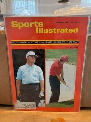 VTG Sports Illustrated Magazine February 7 1966 Pre-Diet, Post-Diet Billy Casper