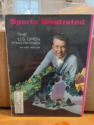 KEN VENTURI THE US OPEN SI Sports Illustrated Magazine JUN 1966 Golf VG-