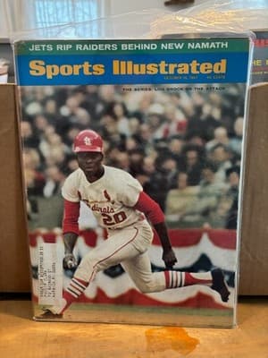 O2 1967 LOU BROCK CARDINALS October 16 Sports Illustrated