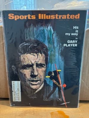 Sports Illustrated Mar 21 1966 Featuring Gary Player W/lab Very Good Cond