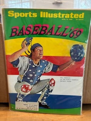 Sports Illustrated April 14 1969 Baseball’ 69 Bill Freehan Detroit Tigers