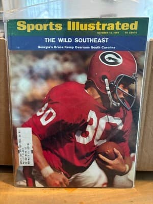 Sports Illustrated October 13 1969 Bruce Kemp Georgia Bulldogs Football 1125