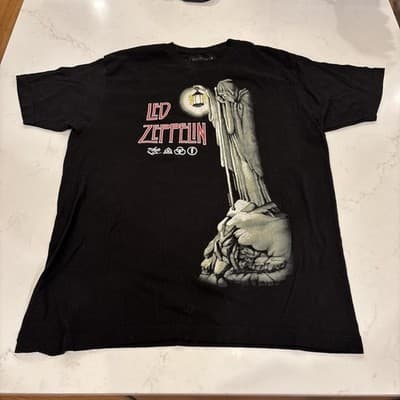 Led Zeppelin Stairway to heaven Vintage 2000s Edition Zodo rock tour tshirt Sz L
