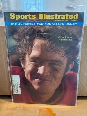 Sports Illustrated November 10, 1969 Steve Owens Of Oklahoma