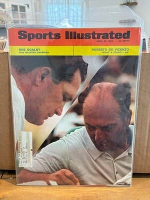 Sports Illustrated Magazine April 22 1968 Bob Goalby & Roberto De Vincenzo