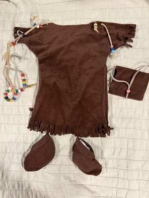 Beautiful Native American Designer Dress For 18" American Girl Doll+ Accessories