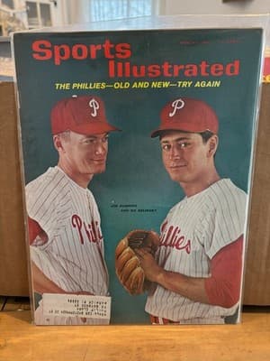 SI Sports Illustrated - Phillies Jim Bunning / Bo Belinsky - March 1, 1965