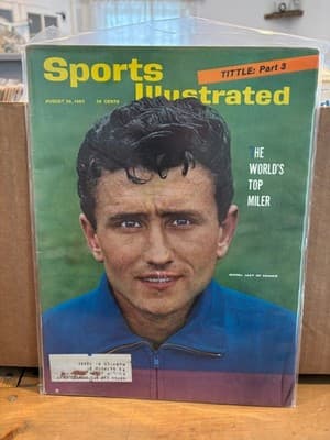 Sports Illustrated August 30, 1965 Michel Jazy World's Top Miler Y.A. Tittle 324