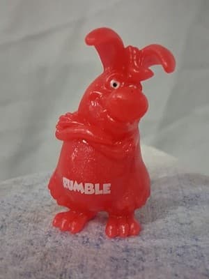 YOWIE RUMBLE Toy Colors of Animal Kingdom Collection 2" Red Sparkle Figurine