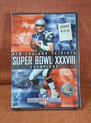 Super Bowl XXXVIII (DVD, 2004) New Factory Sealed New England Patriots Tom Brady