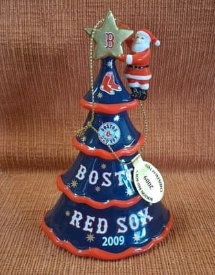 Boston Red Sox Ornament 2009 Christmas Tree Danbury Mint