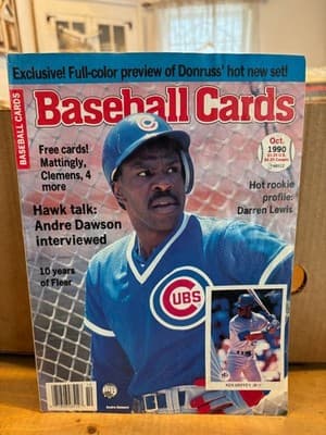 Baseball Cards Magazine, October, 1990•10 Years Of Fleers