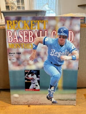 Beckett Baseball Card Monthly Magazine Issue #36 March ‘88 Kevin Seitzer Cover