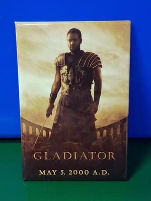 GLADIATOR Promotional Movie Button - RUSSELL CROWE 2000