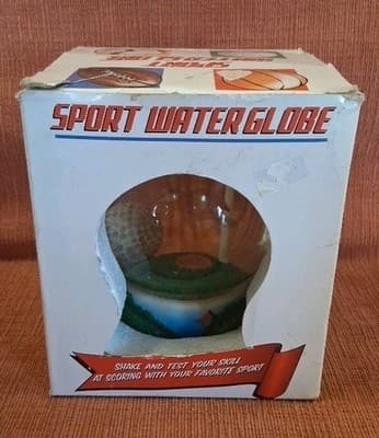Golf Ball Water Globe Fun Golf Game Shake And Score