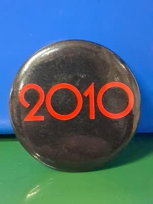 2010 The Year We Make Contact Vintage Movie Theater Pin Pinback Button Badge