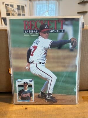 Beckett Baseball Monthly Tom Glavine/ Mike Mussina - Issue #92 November 1992