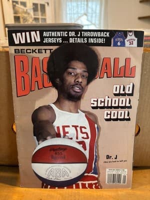 Dr. J Cover Jan 25, 2005 Beckett Basketball Price Guide