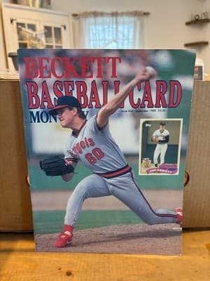 Jim Abbott-Carl Yastrzemski Beckett Baseball Price Guide Magazine September 1989