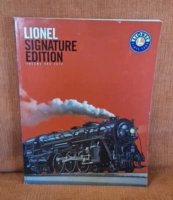 Lionel Signature Edition Volume One 2010 softcover catalogue book