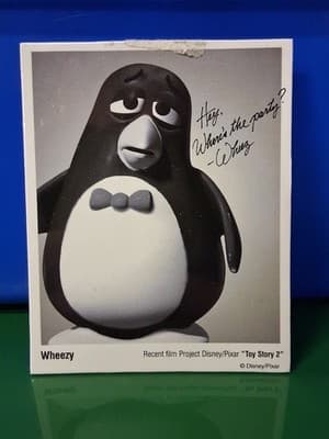 Toy Story 2 Black & White Wheezy Movie Theater Promotional Pin