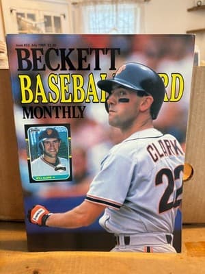 Beckett Baseball Card Monthly July 1989 Issue 52 Will Clark Giants Vintage
