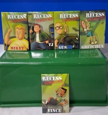 Disney's Recess School's Out Promo Pin Set Of 5 Gretchen TJ Mikey Gus Vince