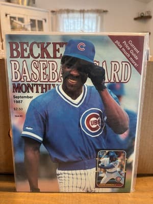 Beckett Baseball Card Monthly Magazine September 1987 Issue #31 Andre Dawson