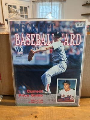 August 1986 Beckett Baseball Monthly Issue #20 ROGER CLEMENS - Red Sox -*1790
