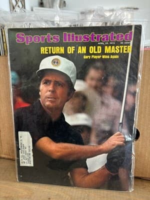 Sports Illustrated April 22, 1974 Return Of An Old Master Gary Player!!!!