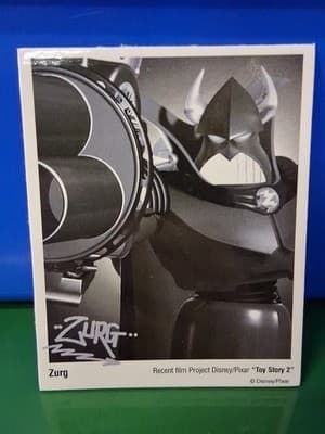 Toy Story 2 Black & White Emperor Zurg Movie Theater Promotional Pin π€