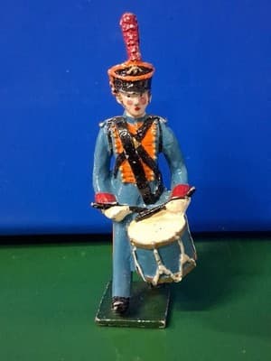 VINTAGE PRE WAR MADE IN UK MMM SOLDIER HAND PAINTED FIGURINE π€Ίπͺ RARE
