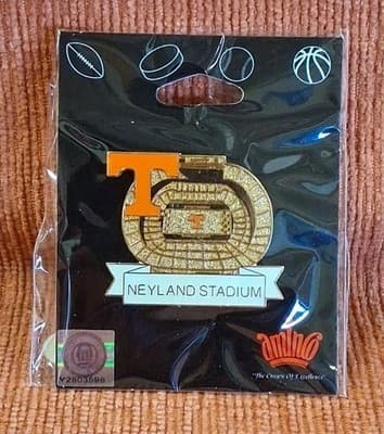Tennessee Volunteers Neyland Stadium Aminco NCAA Basketball Pin Collectible