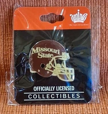 Missouri State Bears Pin RARE Missouri State University Football Helmet NCAA Pin