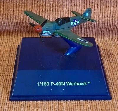 NewRay 1:160 Military Mission Die-Cast Collectible P-40N Warhawk No Box