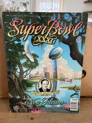 PACKERS vs PATRIOTS Super Bowl XXXI 31 Official Football Program