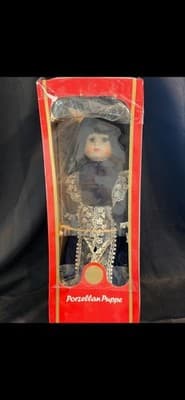 Porcelain Treasures Doll 15β Porzellan Puppe Vtg
