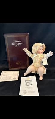 Decorative Baby Doll Yolanda Bello Lisa Porcelain Edwin Knowles 1989 Collectible
