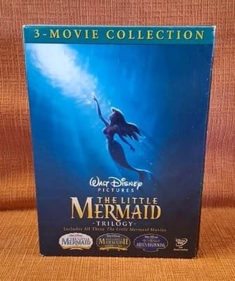 Walt Disney The Little Mermaid Special Edition Trilogy DVD GC