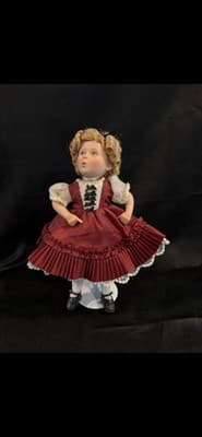 THE SHIRLEY TEMPLE "DIMPLES" DOLL BY ELKE HUTCHENS Excellent Condition