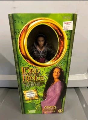 Lord Of The Rings Fellowship Arwen 12" Doll Action Figure ToyBiz 2001 LOTR NEW