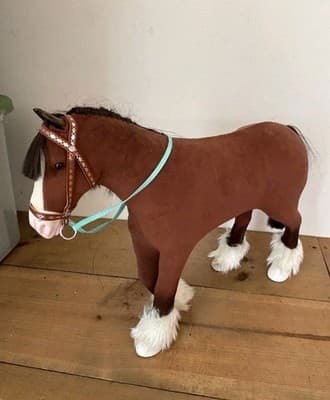 American Girl Doll Horse 🐎 Clydesdale